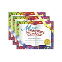Hayes Publishing Music Achievement Certificate, 30 Per Pack, 3 Packs