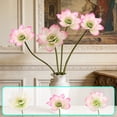 thumbnail image 1 of Artificial Lotuses Flower, Realistic Pond Decoration With Lifelike Plastic Stems, for Indoor Water Feature Display, Pink, 1 of 6