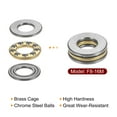 thumbnail image 4 of Uxcell F8-16M Miniature Thrust Ball Bearings 8x16x5mm Chrome Steel with Washers 5 Pack, 4 of 5