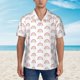 thumbnail image 2 of Fotbe Rainbow Camisa Hawaiana para Hombre Unisex – Camisa Casual de Verano con Botones de Manga Corta de Algodón y Lino,XX-Large, 2 of 7