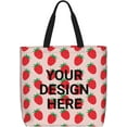thumbnail image 1 of Personalized Tote Bag Custom Tote Bags with Logo Custom Bag Design Your Own Image, 1 of 8