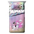 thumbnail image 5 of Minnie Mouse Rainbow Unicorn Dreams Kids Bedding Set w/ Reversible Comforter, 5 of 8