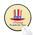 thumbnail image 1 of American Oncle Hat Festival Tapis de Souris Bureau Rond Tapis pour Ordinateur, 1 of 2