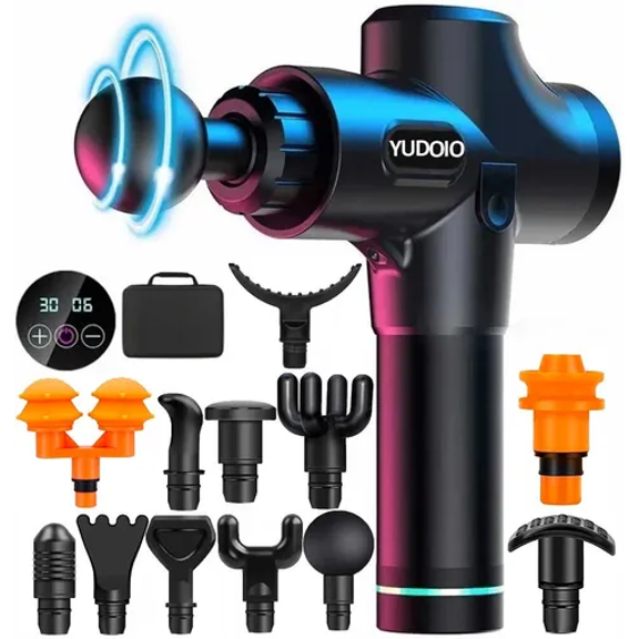 Pistola Masajeadora de Músculo Malubero LCD 2600mah Malu1421