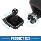 thumbnail image 4 of Pomo de palanca de cambios manual Unique Bargains 6 velocidades para Volkswagen Golf MK5 MK6 2004-2007 negro, 4 of 7