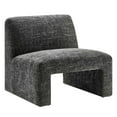 thumbnail image 2 of Modway Amita Fauteuil d'Appoint Rembourré en Chenille, Noir Carbone, 2 of 9
