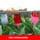 thumbnail image 5 of Paquete de 2 escondites para pájaros, decoración colgante con forma de búho para asustar a los pájaros, cuervos, palomas y repelente de pájaros, antigolpes en las ventanas, 5 of 5