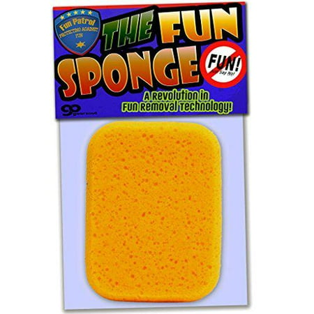 gears out the fun sponge - guaranteed to soak up the fun gag gift for parents funny retirement gift over the hill silly stocking stuffer white elephant office gift