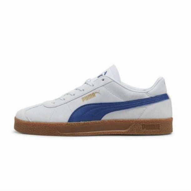 PU & MA Club Suede Shoes 'Silver Mist/Blue' (381111-26) Expeditedship