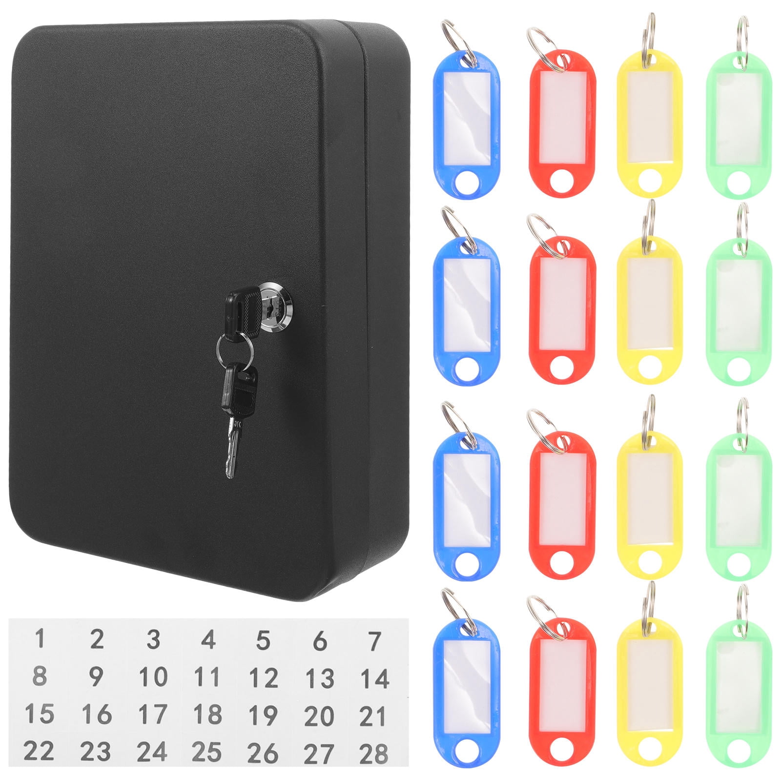 MLINS 1 Set of Wall Storage Key Management Box Key Security Cabinet Wall-mounted Keys Lock Box