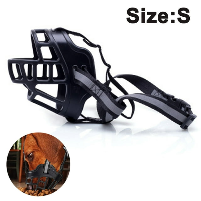 Dog Muzzle, Breathable Basket Muzzles for Small, Medium, Large and X-Large Dogs, Stop Biting, Barking and Chewing,