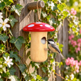 thumbnail image 4 of Hummingbird House, Humming Bird House for Outside Hanging, Natural Wooden Hummingbird Nest, Garden Decoration Pet Cottage, 4 of 6