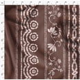 thumbnail image 4 of Soimoi Brown Fabric - By the Yard - 56 Inch Wide - Floral & Leaves Panel Material - Nature's Tapestry with Florals and Leaves in a Decorative Panel Printed Fabric, 4 of 6