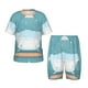 thumbnail image 1 of Fotbe Bathtub with Soap Bubbles Pijama Estampada de 2 Piezas para Niños – Ropa de Dormir de Manga Corta Cómoda para Niños y Niñas, Camiseta y Shorts de Algodón-3X-Large, 1 of 6