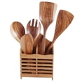 thumbnail image 2 of Kitchenware Non-stick Special Wooden Cookware With Long Handle Spatula Large Spoon Large Flat Shovel, 2 of 2