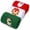 3colors, variant on Cotton Christmas Towels Old Man Snowman Decoration Home Kitchen Restaurant Absorbent Hand Bath Towel Set Of 3 Christmas Kitchen Towels