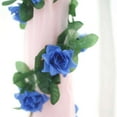 thumbnail image 2 of Efavormart 6 FT Long 3D Rose Chain Garland for Wedding Arrangements Party Baby Shower Decorations Supply - Royal Blue, 2 of 11