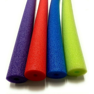 3-Pack Pool Noodle Foam Swimming Party Insulation Therapy Craft Fishing Floating 47 Inches Long  Assorted Colors
