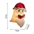 thumbnail image 3 of Halloween Ghost Reading Book Lamp, Resin Whimsical Ghost Light Decoration, Versatile Holiday Ornament For Christmas Halloween Home Table Shelf Desk Display, Medium, 3 of 6