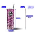thumbnail image 3 of Termo Tumbler 20oz SVART Diseño Gato Cheshire Tipo Inflado, 3 of 5
