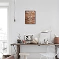 thumbnail image 4 of Motivational Quotes Wall Decor 7 Rules of Life Inspirational Great Motto Canvas Print Canvas Wall Art Framed 12x16 inch Framed Ready to Hang Brown, 4 of 5