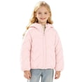 thumbnail image 3 of Uobin Girls -Lined Hooded Parka Jacket, Mid-Length Winter Coat with Zip Pockets for Kids Outdoor, 3 of 7