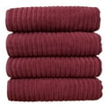 thumbnail image 3 of BC BARE COTTON Luxury Hotel & Spa 100% Natural Turkish Cotton Ribbed Channel Pattern Bath Towel (Set of 4), Moss, 3 of 7
