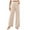 Beige, variant on LLYwey Comfy Pants Women Women's Fashion Solid Color Business Loose Casual formal Suit Pants Plus Size Cargo Pants Long Pant Style H908 Black M