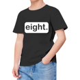 thumbnail image 3 of LUOGENLI Shirts Shirts for Teen Kids Girls Child Short Sleeve Prints T Shirt Trendy Girls Fans Present Tops The 7th of July Shirts for Girls 12-14 Tops for Girls 12-14 Black 2-3 Years, 3 of 6