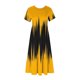 thumbnail image 5 of Vestido de Manga Corta para Mujeres Vestido de Verano de Cuello Redondo Impreso, Poliéster de Tamaño Verdadero Diario Y Vestido de Fiesta, 5 of 5