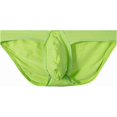 thumbnail image 3 of Men's LaceUp String Underwear Breathable Swimming Trunks Tummy Control Green M, 3 of 5