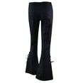 thumbnail image 4 of Black Women's Jeans, Women Summer Elastic Plus Loose Denim Bow Casual Boot Cut Pant Jeans,Women's Jeans XXL, 4 of 4