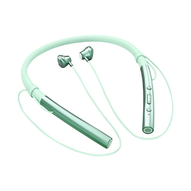 Auriculares Bluetooth Inalámbricos Montados en el Cuello Dos Auriculares Deportivos de Oído, Espera Larga con 58H de Resistencia Y Auriculares Magnéticos, Chip Bluetooth 5.1 para Música de Baja Latenc