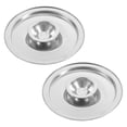 thumbnail image 6 of DINHEAROM 2Set Stainless Steel Pot Lids Replacement Round Shape Silver Color for Kitchen Utensil, 6 of 7