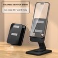 thumbnail image 2 of Portable Rotating Mobile Phone Holder Foldable Desktop Cell Phone Stand for Dormitories and Offices, 2 of 5