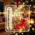 thumbnail image 3 of SDJMa Christmas Cash Gift Ornament, 2D Flat Acrylic Money Holder for Xmas Tree Hanging Decoration, Unique Money Gift for Christmas New Year Party Favors Supplies, 3 of 5