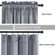thumbnail image 3 of Cortinas JIUZHEN de terciopelo gris, 244 cm, para sala de estar, 2 paneles, 3 of 8