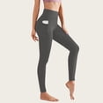 thumbnail image 5 of Celsior Compression Leggings with Pockets Anti Cellulite Leggings Workout Yoga Pants No Curling Lift Pants Sculpting Yoga Fitness Pants Slim Move Cellulite Leggings Fitness Sport Pants Grey M, 5 of 6