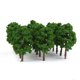 thumbnail image 5 of Árboles modelo en miniatura 20pcs Modelos de Paisaje de Tren Árboles Plásticos 1: 150 Verde Magideal Árboles modelo en miniatura, 5 of 7