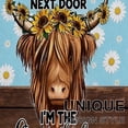 thumbnail image 6 of YIMEIS Wreath of Highland cow head, Spring pastoral scene Floral rug Soft Touch 1Pc Flannel Mat & Kitchen Rugs,Non-slip for Home Decoration Bathroom Entry, 6 of 10