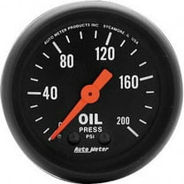 Autometer Z-Series 2-1/16'' Oil Pressure 0-200 PSI Gauge (2605)