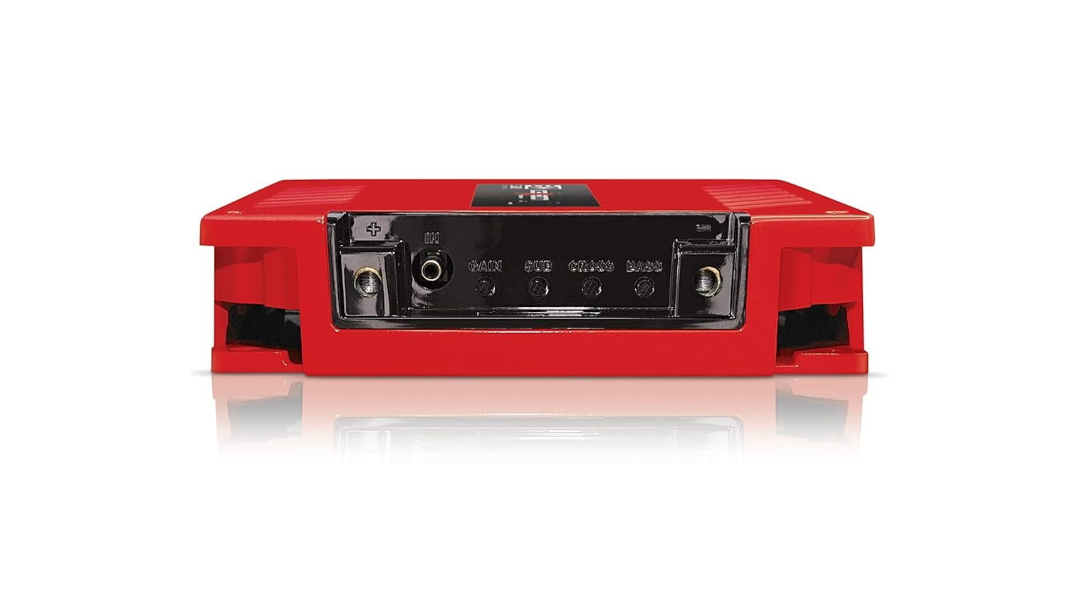 Banda ICEX1200.2RED 1200W 2 Ohm Car Audio Amplifier, Red