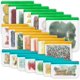 thumbnail image 1 of Paquete de 21 bolsas de almacenamiento reutilizables sin BPA, bolsas para congelador a prueba de fugas (7 bolsas reutilizables de un galón + 7 bolsas reutilizables para sándwich + 7 bolsas, 1 of 7