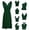 Green, variant on Flower Girls Dress Toddler Elegant formal Dress for with Versatile Styling Options Party Gown for Young Timeless Children’s Dress for Kids Dresses for Girls 5-8 Years