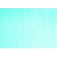 thumbnail image 1 of Ahgly Company Machine Washable Indoor Rectangle Abstract Turquoise Blue Contemporary Area Rugs, 2' x 5', 1 of 4