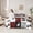 Red, variant on Castle Fairy Teens Safari Deer Bear Twin Bedding Sets,Plaid Bedding Comforter Set