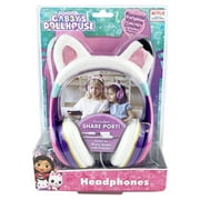 Gabbys Dollhouse Wired Headphones with Share Port and Parental Volume Limiter to Protect Sensitive Hearing.