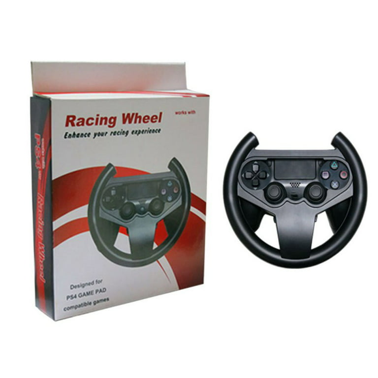 ortodoks rent ventilation Gaming Racing Steering Wheel For Sony PS4, Compact Lightweight Gamepad  Joypad Grip Controller With Detachable Cover - Walmart.com