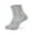 Gray, variant on Quarter socks for Men & Women , Size Hiking and Sports , 5 Pairs Short socks Thick Cushion , Multi-Size Options for Running Gray