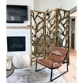 thumbnail image 4 of 3 Panel Room Divider with Tropical leaf, 4 of 6